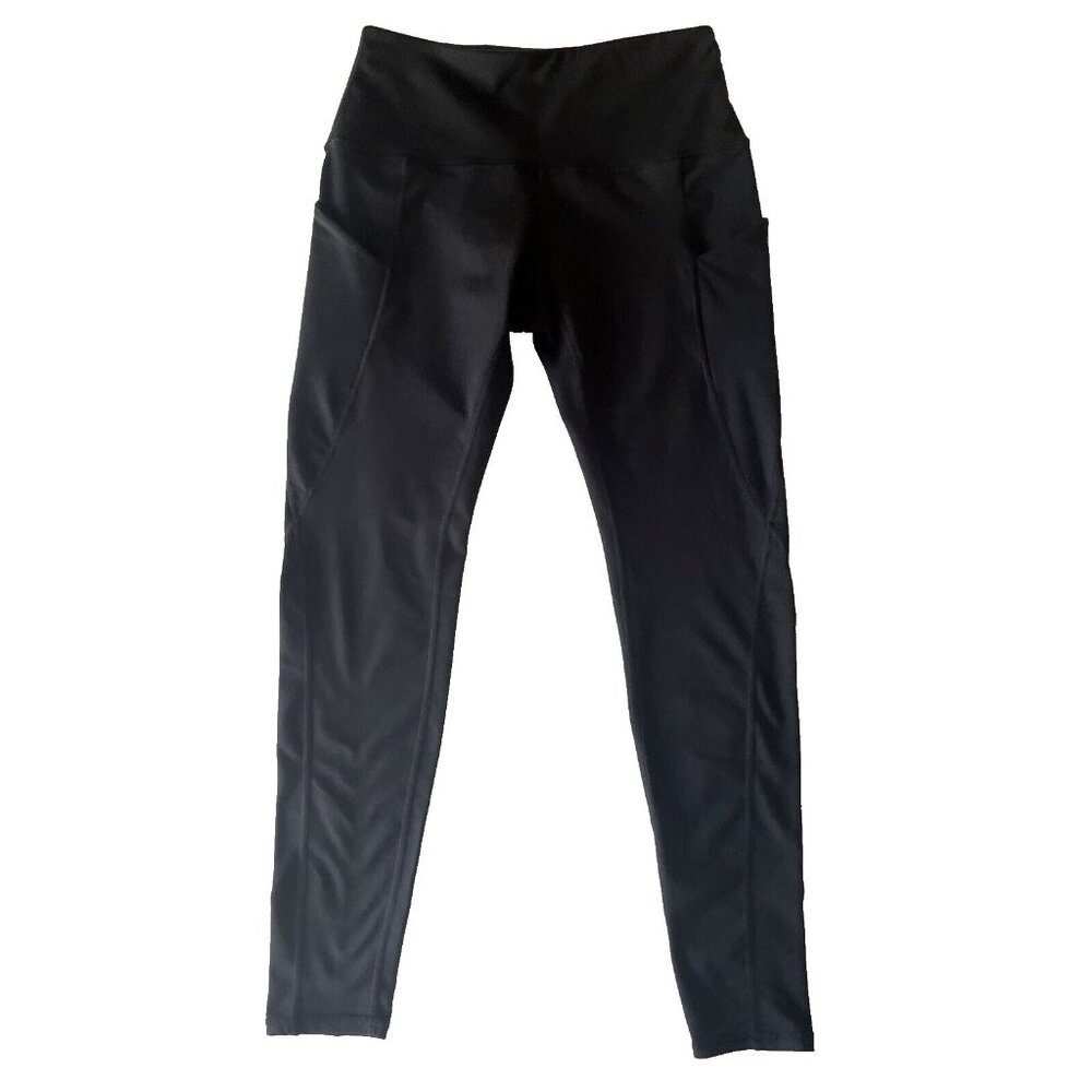 ODODOS Women's Size M Legging Black Ankle Pockets Workout Athleisure Basic